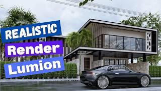 Realistic Render Setting - Exterior Rendering Tutorial in Lumion Pro 12.5