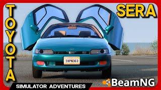 QUIRKY 90s Japanese Coupe! - BeamNG Toyota Sera Mod