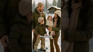 Prince Harry and kids skiing #skiing #love #cute #fun #family #travel  #LuxuryLife #Viral