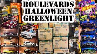 New HOT WHEELS boulevards and Halloween set found. Fresh Greenlight Hollywood sets opened! peg hunt!