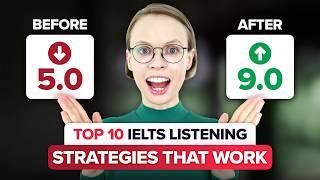 BEST IELTS Listening Strategies that ALWAYS Get me BAND 9