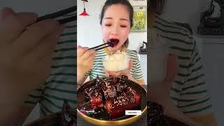 Braised Pork Belly with a Rice Dish, Tasting Show, #mukbang #asmr #먹방