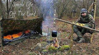 Living Off The Grid Adventure Part 2 - Hunting , Cooking , Bushcraft , Survival