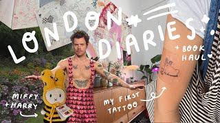 London Diaries  My First Tattoo, Book Shopping, Miffy Pop Up & Harry Styles!