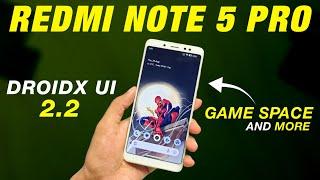 DroidX UI 2.2 Official For Redmi Note 5 Pro | Android 14 | Game Space & More Features