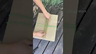 The best way to tie a box with string!