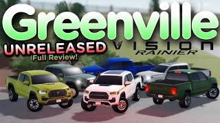 FULL UNRELEASED Toyota Tacoma REVIEW in Greenville Roblox!