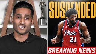 [BREAKING NEWS] Sixers Joel Embiid suspended 3 games for altercation with columnist - Shams Charania