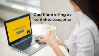 K2 webinar God håndtering av konfliktsituasjoner