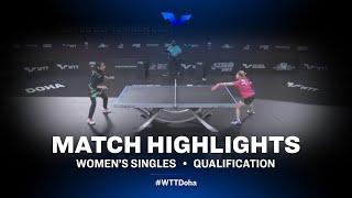 Ashtari Mahshid  vs  Huang Yu Wen | WTT Star Contender Doha 2021 | WS | Qual