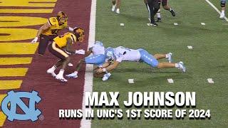 QB Max Johnson Runs In UNC's 1st Score Of 2024