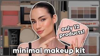 MY MINIMALIST MAKEUP KIT  3 Looks Using Only 12 Products! *tried & tested*