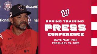 Dave Martinez Spring Training Press Conference