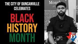 The City of Duncanville Celebrates Black History Month: Ofc. Darius Williams