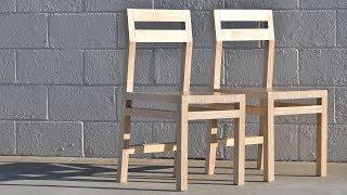 DIY Modern Plywood Chair | How To Make Two Chairs From One Sheet | #rocklerplywoodchallenge