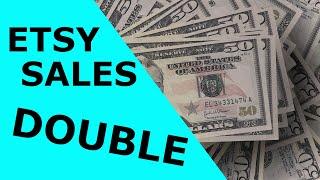 DOUBLE Your Etsy Sales With This Trick - Etsy Shop Tips and Tricks