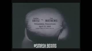 Carlos Ortiz pummels "The New Ray Robinson" Len Matthews