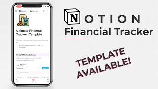 Ultimate FINANCE TRACKER - Unleash the POWER of NOTION for Your FINANCES! (with TEMPLATE)