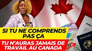 Tu es au Canada depuis des mois sans emploi ?? Ton emploi est régi par un ordre? Écoute ceci 