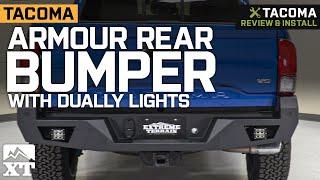 2016-2020 Tacoma Armour Rear Bumper with Dually Lights Review & Install