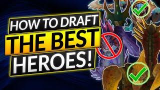 Simple Tips to WIN IN THE DRAFT - Team Falcons vs Heroic Meta Analysis - Dota 2 Guide