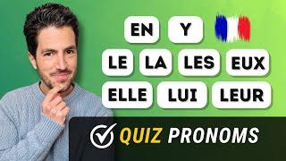  QUIZ - French PRONOUNS | 20 questions with explanations