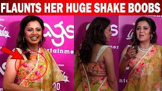 VJAnjana Flaunts Her Huge Super shake  ! Figure In Lovetoday 100days Celebration