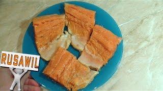 Red fish (salmon, salmon, trout, chum), baked with a crispy crust. Recipe