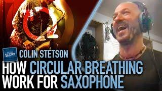 Circular breathing for saxophone | composer Colin Stetson