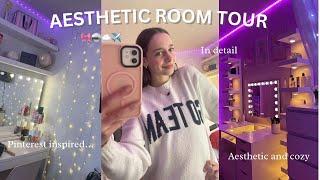 AESTHETIC GIRLY ROOM TOUR || Pinterest inspired, that girl room inspo!!️