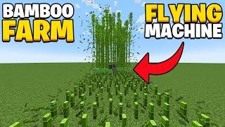 Bamboo Farm Flying Machine for Minecraft 1.21