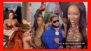 Tiwa Savage arrives in Ghana, Clubs with Ghanaian celebrities