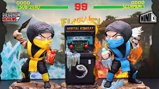 MORTAL KOMBAT Scorpion vs Sub-Zero MiniCo Exclusivo CCXP 2024 Unboxing e Review BR