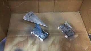 Star Wars Armada Shapeway to Australia undercoating part1