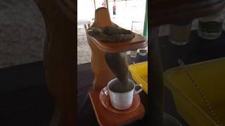 I've NEVER seen coffee made this way!  Traditional Cuban Coffee! 