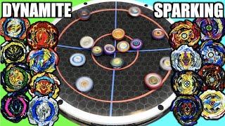 ALL DYNAMITE BEYBLADES vs ALL SUPERKING BEYBLADES