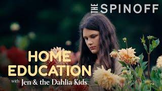 Jen & the Dahlia kids | Home Education | The Spinoff