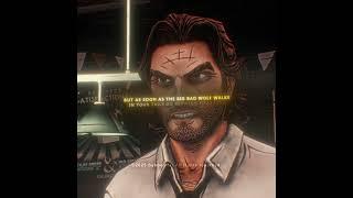 Big bad wolf | Edit | The wolf among us game | death of alzamalir #shorts