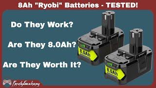 Testing the Capacity of a Fake Temu Ryobi 18V Battery.  Is it 8Ah???