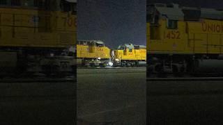 #unionpacific #7084 and #1452 switching #sparks #nevada #reno #train #railroad
