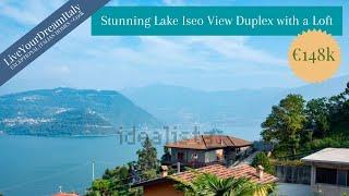 €148k ~ LAKE ISEO STUNNING VIEW HOUSE w/Loft for Sale in Italy ~ Italian Real Estate Buying a House