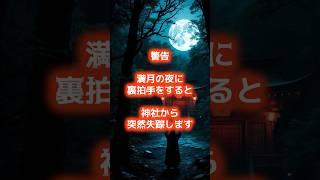 The secret of the hidden shrine! The entrance to another world that can only be seen on full moon...