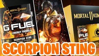 NEW G-FUEL SCORPION STING FIRST UNBOXING AND TASTE TEST W/ SCORPION STING SHAKER CUP!