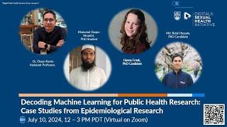 Decoding Machine Learning for public health research