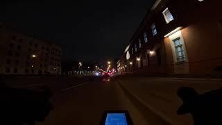 Bike Ride through Moscow | evening Live Stream Bicycle Commute | 2025-02-07 #gopro