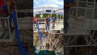 She was WAY too chill about jumping 200ft  #bungeejumping #ottawa #gatineau #canada