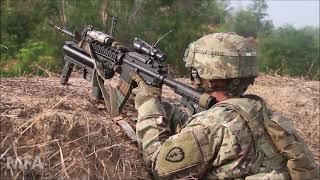 US Army Squad Livefire  Combat Exercise