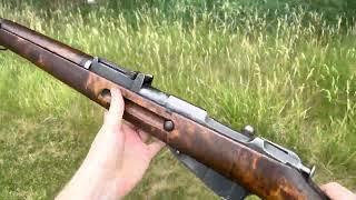 Finnish M39 Mosin POV firing