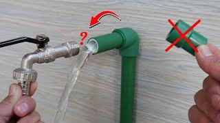 3 minutes! 3 plumbing tricks that can get you out of trouble - PVC