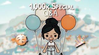 1,000k Special! Q&A l *WITH VOICE* l Itz Toca Naomi l Toca Boca l